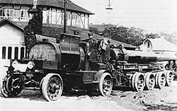 B-Zug im Dienst als Artilleriezugmaschine bei der Tschechoslowakischen Armee (um 1920)