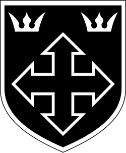 Truppenkennzeichen der 25. Waffen-Grenadier-Division der SS „Hunyadi“