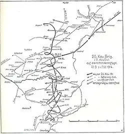 26. Kavallerie-Brigade August/September 1914