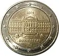 Rückseite 2 Euro Deutschland 2019 Bundesratsgebäude