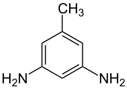 Struktur von 3,5-Diaminotoluol