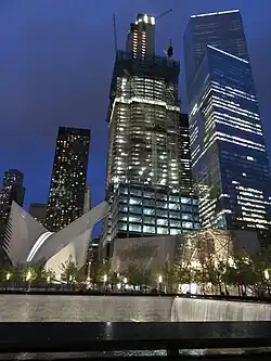 3 WTC am Abend, Mitte 2016