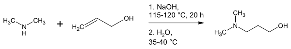 Synthese von 3-Dimethylaminopropanol