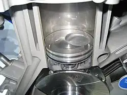 Kolben in einem Demonstrations-Motor