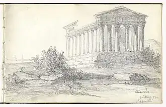 30. März 1876. Agrigent. Concordiatempel