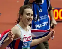 Silbermedaillengewinnerin Laura&nbsp;Muir