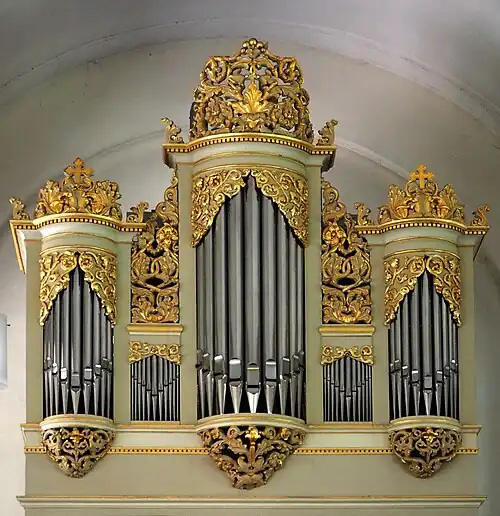 Prospekt der Orgel