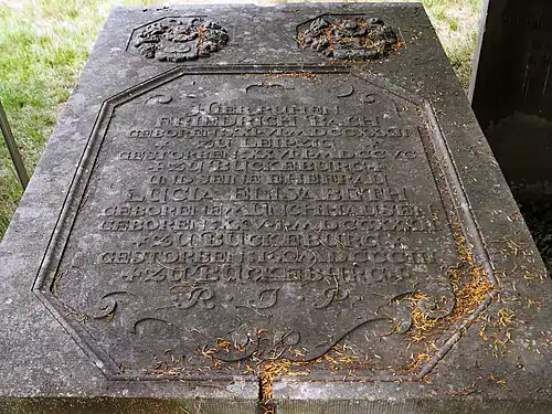 Grabmal von Johann Friedrich Christoph Bach und Gemahlin