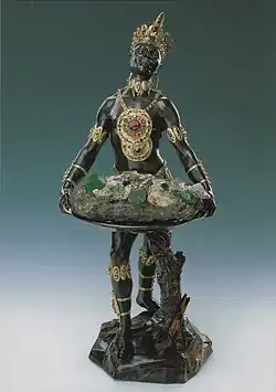 Mohr mit der Smaragdstufe von Dinglinger & Permoser, Dresden