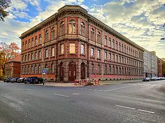 Blick von der Unisławy-Straße