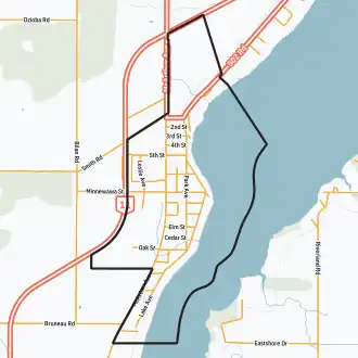 Verwaltungsgrenze von Lac du Bonnet (Town)