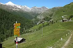 Walserweg & Alte Averserstrasse im Averser Rheintal.