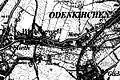 Die Niers zwischen Wickrath und Odenkirchen auf der Karte Neuaufnahme von 1912