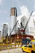 Baustelle des Three World Trade Centers im November 2011