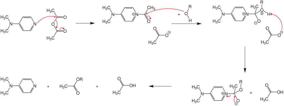 Veresterung mit 4-(Dimethylamino)pyridin