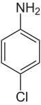 Struktur von 4-Chloranilin