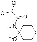 chemische Struktur von 4-Dichloracetyl-1-oxa-4-azaspiro[4.5]decan