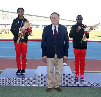 Bontu Rebitu (links) bei den Islamic Solidarity Games 2022 in Konya