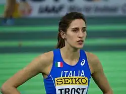 Alessia Trost Rang elf mit 1,89&nbsp;m