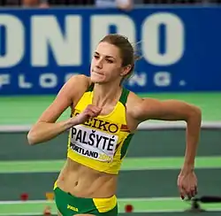 Airinė Palšytė Geteilter Rang sechs mit 1,89&nbsp;m