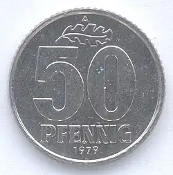 Vorderseite 50 Pfennig