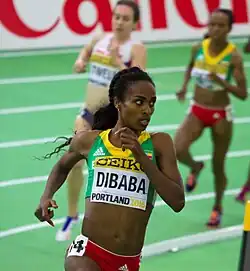 Genzebe Dibaba erreichte Platz&nbsp;acht