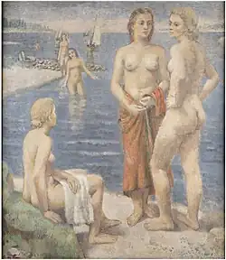 Adolf de Haer; Am Strand; Kunsthandel RS