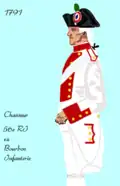 Uniform des 56e régiment d’infanterie de ligne 1791–1792
