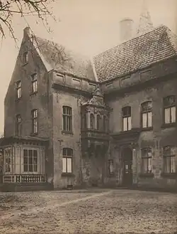 Haus Empel mit seinem Prunkerker 1915