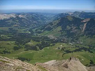 Haglere von Süden, rechts oberhalb von Sörenberg