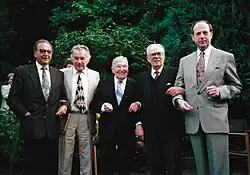 von links nach rechts: Alfred Altenburger; Walter Barylli; Otto Strasser; Wilhelm Hübner; Werner Resel