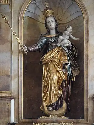 Marienfigur des Marienaltars (um 1740–1750)