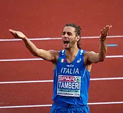 Gianmarco Tamberi – ausgeschieden auf geteiltem vierten Rang mit 2,29&nbsp;m