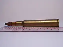 Patrone des Kalibers 7 × 65&nbsp;mm R