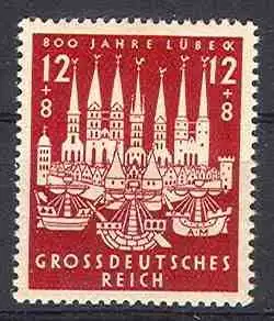 Briefmarke von Alfred Mahlau (1943)