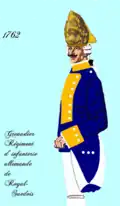 Grenadier du régiment Royal-Suédois 1762 bis 1776