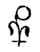 Astronomisches Symbol von Flora