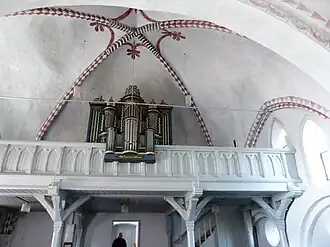 Westliches Schiffsjoch, Orgelempore