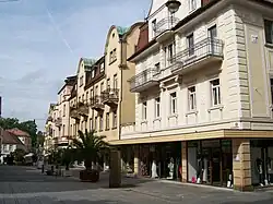 Ludwigstraße, neue Hauptstraße vor einstiger, südlicher Stadtmauer