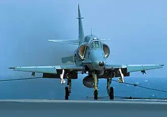 Eine brasilianische McDonnell Douglas AF-1 Skyhawk