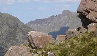 Der A’ Mhaighdean vom Slioch aus gesehen