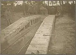 Entladerampe beim Aufstellungs­ort