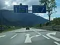 Abfahrt von der Inntalautobahn auf die B&nbsp;177