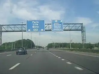 A15: Richtung Paris & Lille