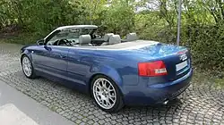 Heckansicht Audi A4 Cabriolet