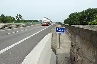 Theodor-Heuss-Brücke über den Rhein zwischen Ludwigshafen und Mannheim