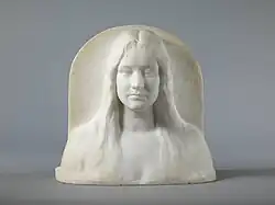 Irene Sattler, die Urgroßmutter. Büste von Adolf von Hildebrand