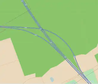 Übersichtskarte Autobahndreieck Hannover-Süd