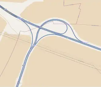 Übersichtskarte Autobahndreieck Südharz