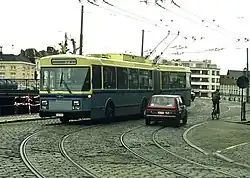 Prototyp 83 in Gent, noch mit Solinger Betriebsnummer